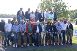 Fiets selfie punt bij Aasee Bocholt