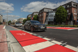  Het verkeer op Ostwall stroomt sinds deze week weer vlot. 