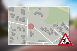 De afrit naar de Salzmannstraße is volledig afgesloten Rioolrenovatie in de omgeving van de Stenerner Weg