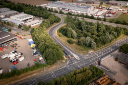  De verkeersroute in het gebied van het industriepark Bocholt is geoptimaliseerd. 