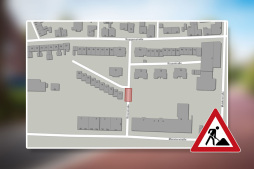 Wegwerkzaamheden: volledige afsluiting van de Roonstraße Vanwege grondwerken wordt de Roonstraße ter hoogte van huisnummer 11 van 2 tot en met 27 november volledig afgesloten.