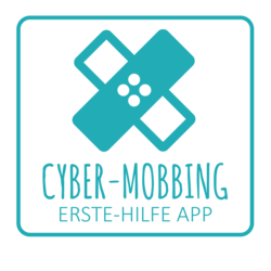 Logo Erste-Hilfe-App Cyber-Mobbing