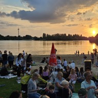 Aasee bei Sonnenuntergang Aasee bei Sonnenuntergang
