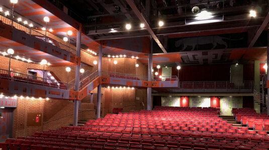 Die ehemalige Bestuhlung im Stadttheater Bocholt 