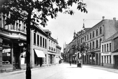 Ansicht Geschäft Familie Löwenstein in der Osterstraße Ansicht Geschäft Familie Löwenstein in der Osterstraße