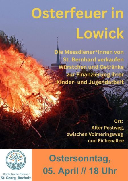 2026 Osterfeuer in Bocholt