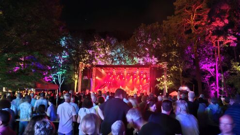 Stimmungsvolle Atmosphäre beim Bahia-Konzert in Bocholt